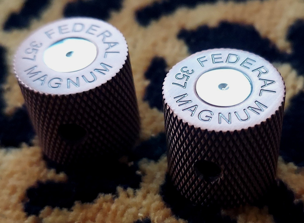 telecaster tele control knobs (2) bullet shell bronze volume treble * 6mm