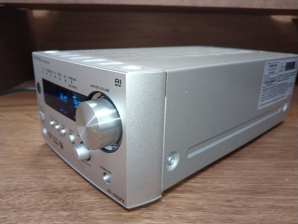 Onkyo PR-155SPX AV Controller Processor Powers On Untested Silver Japan