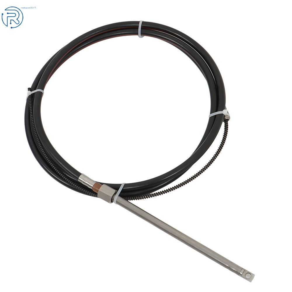 Boat Rotary Steering System Outboard Kit 12 Feet SS13712 Marine With 12.4" Wheel