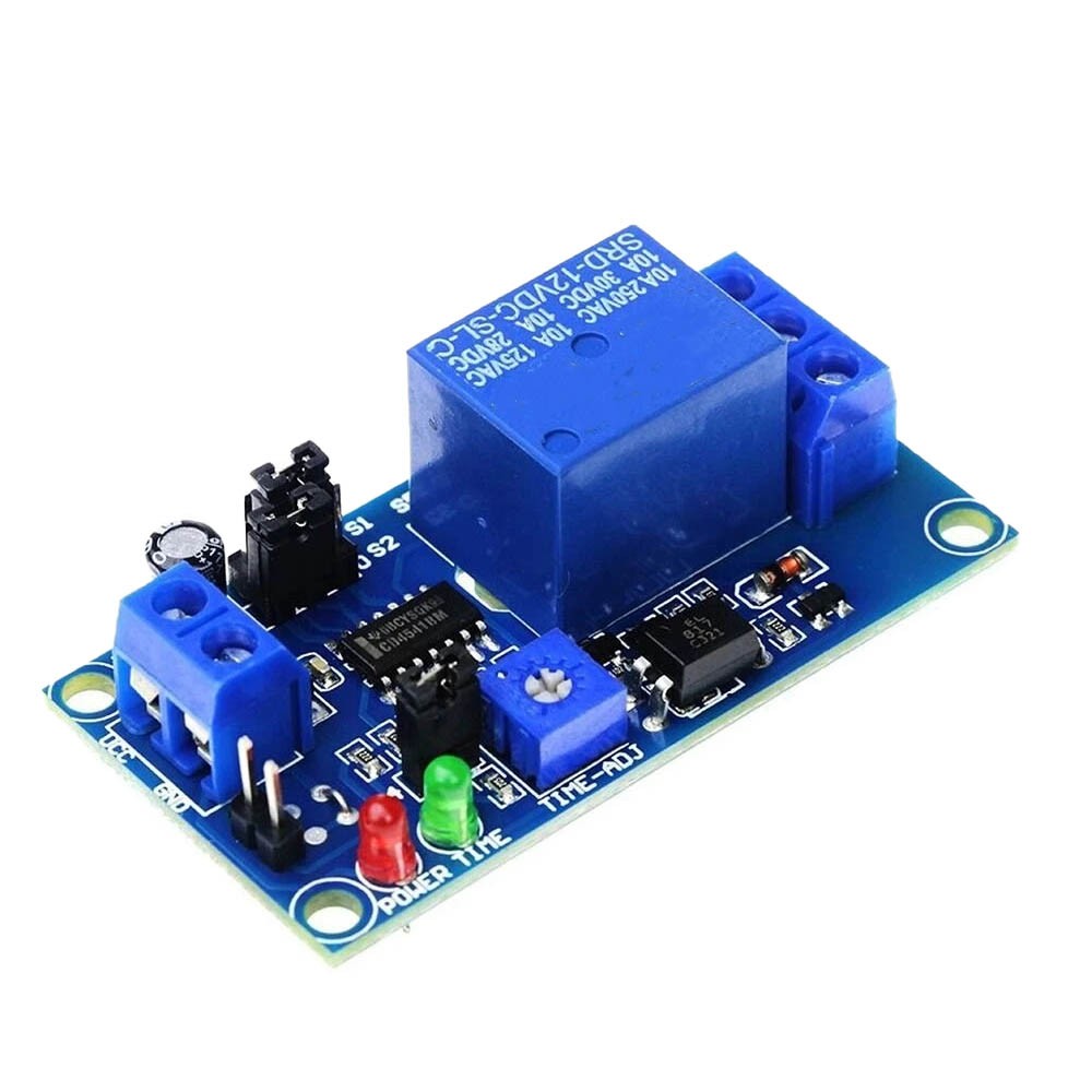2Pack DC12V 10A Delay Relay Switch Turn On Off Switch Module With Time Timer HOT