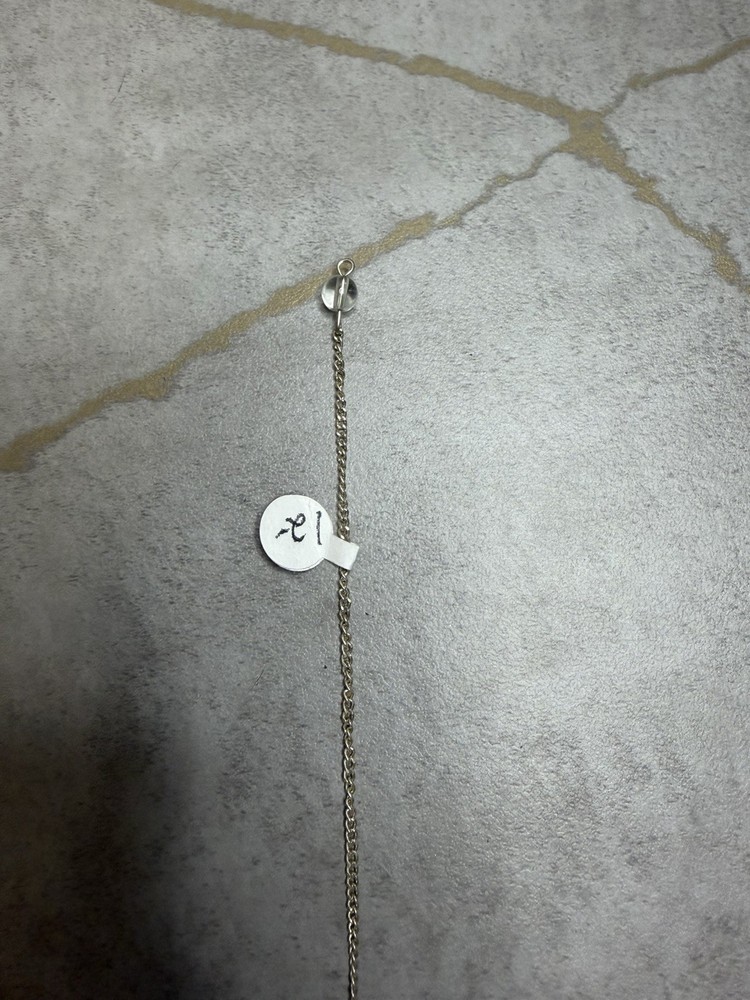 7 Chakra Crystal Pendulum Dowsing Healing Stone Pendant with Chain