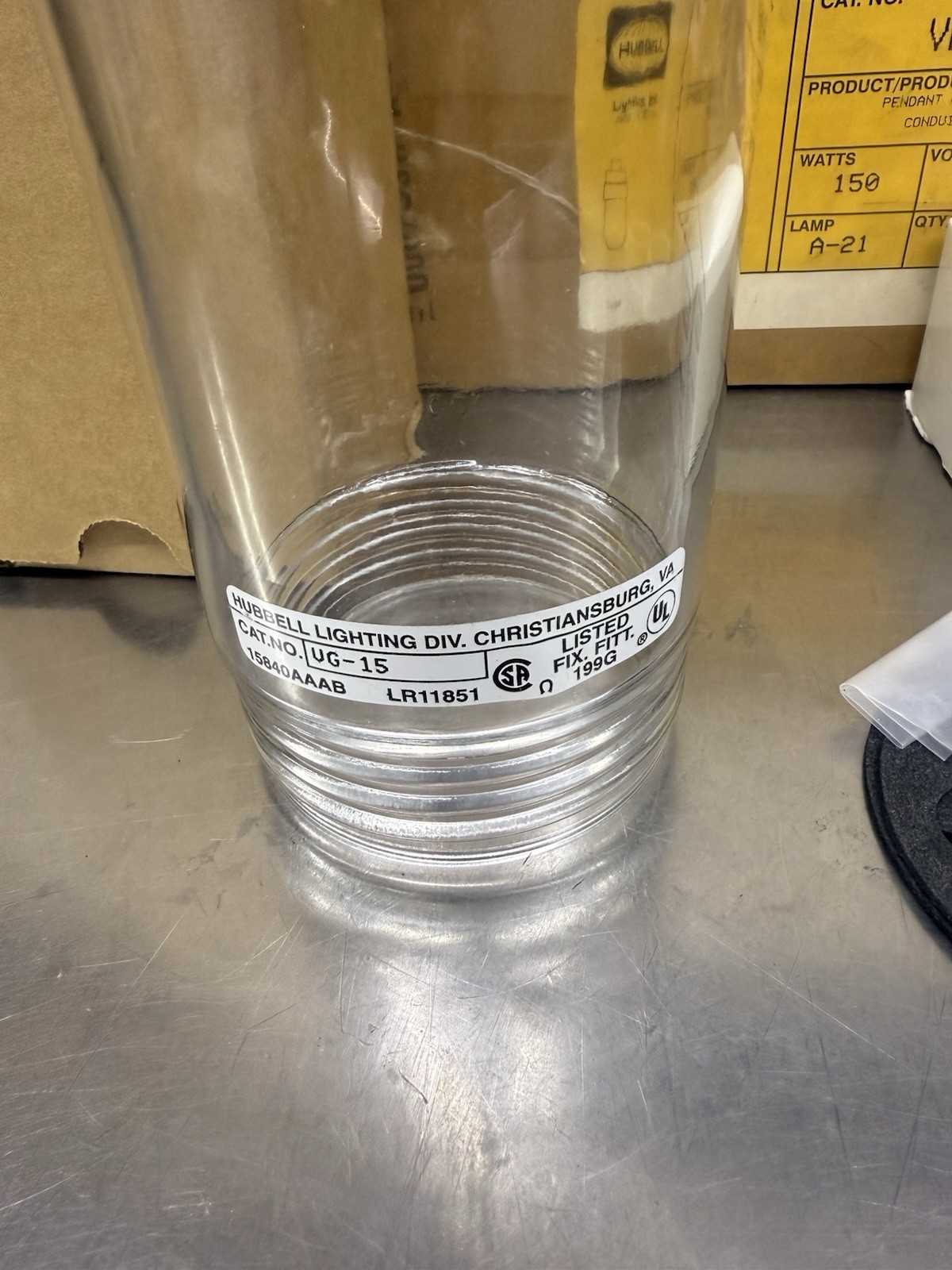 McGill Incandescent Luminaire Cat. No. 600 Damp Location 150 Watt New Old Stock