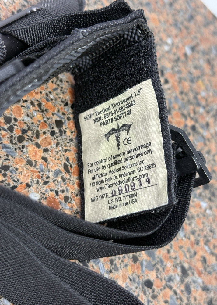 SOF Tactical Tourniquet 1.5" First Aid Compression Band For Bleeding Control