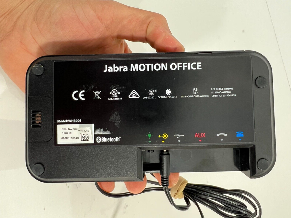 Jabra Motion Office 6670 Wireless Bluetooth Charging Base WHB006 - Base Only!