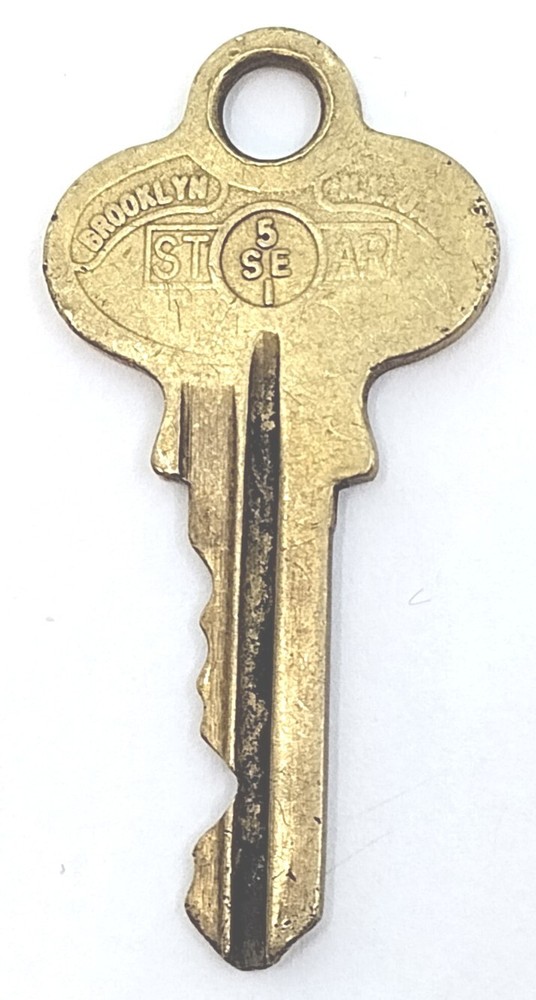Vintage Key STAR 5 SE Brooklyn NY Appx 2" Replacement Locks Steampunk