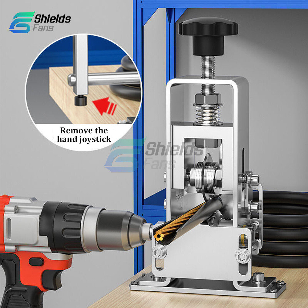 Manual Electric Wire Stripping Machine Cable Stripper Crank Scrap Copper Cutter