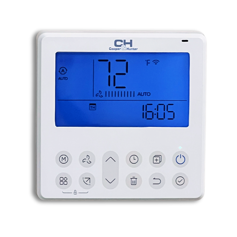 Smart Thermostat for Ceiling Cassettes - Multi Position Air Handler - Slim Ducts