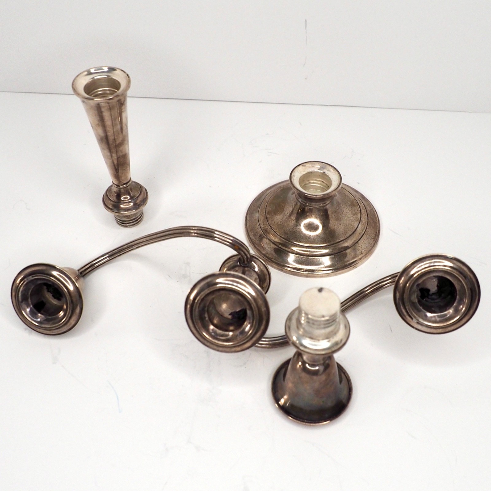 Sterling Silver Vintage Gorham Candelabra Candle Holder 808/1 $SILVER$ ~836g~