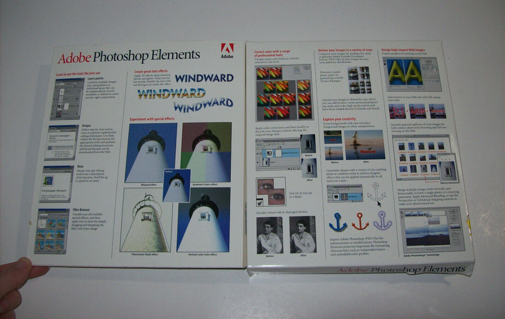 Adobe Photoshop Elements CD, +User Manual, Windows / Macintosh ver, +KEY