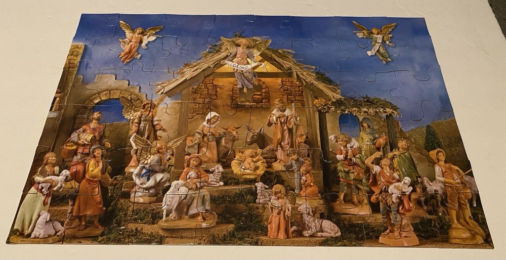 Fontanini Nativity 48 piece Puzzle 2009 - COMPLETE
