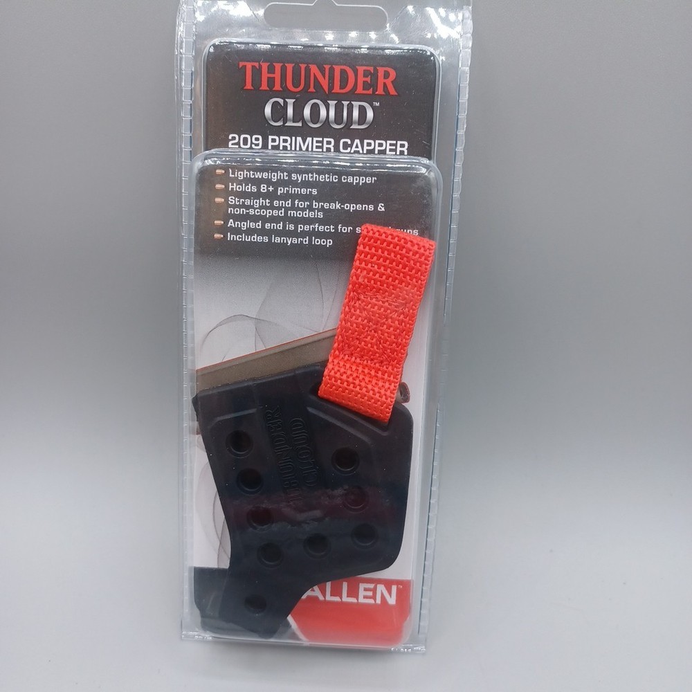 209 Primer Capper Muzzleloader ThunderCloud™ Allen™ Holds 8+Primers Deer Hunting