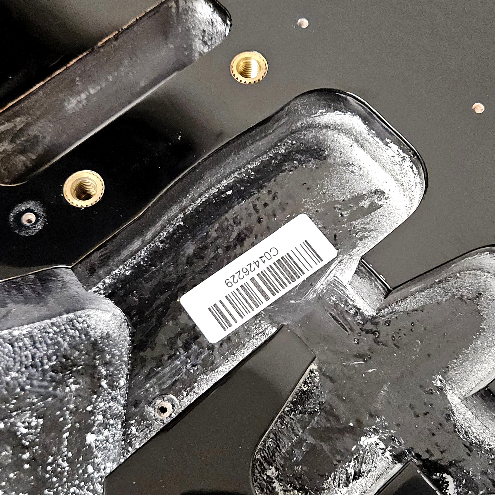 2016 Fender American Standard Strat Alder Body Gloss Black - USA Stratocaster