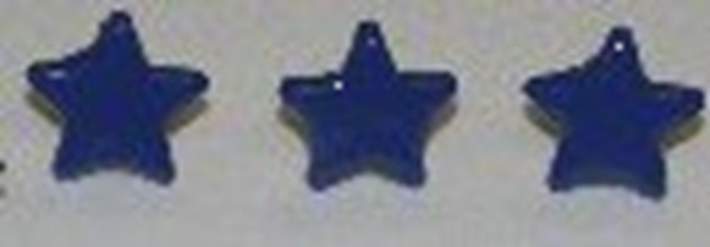 Large Navy Blue Star Brads