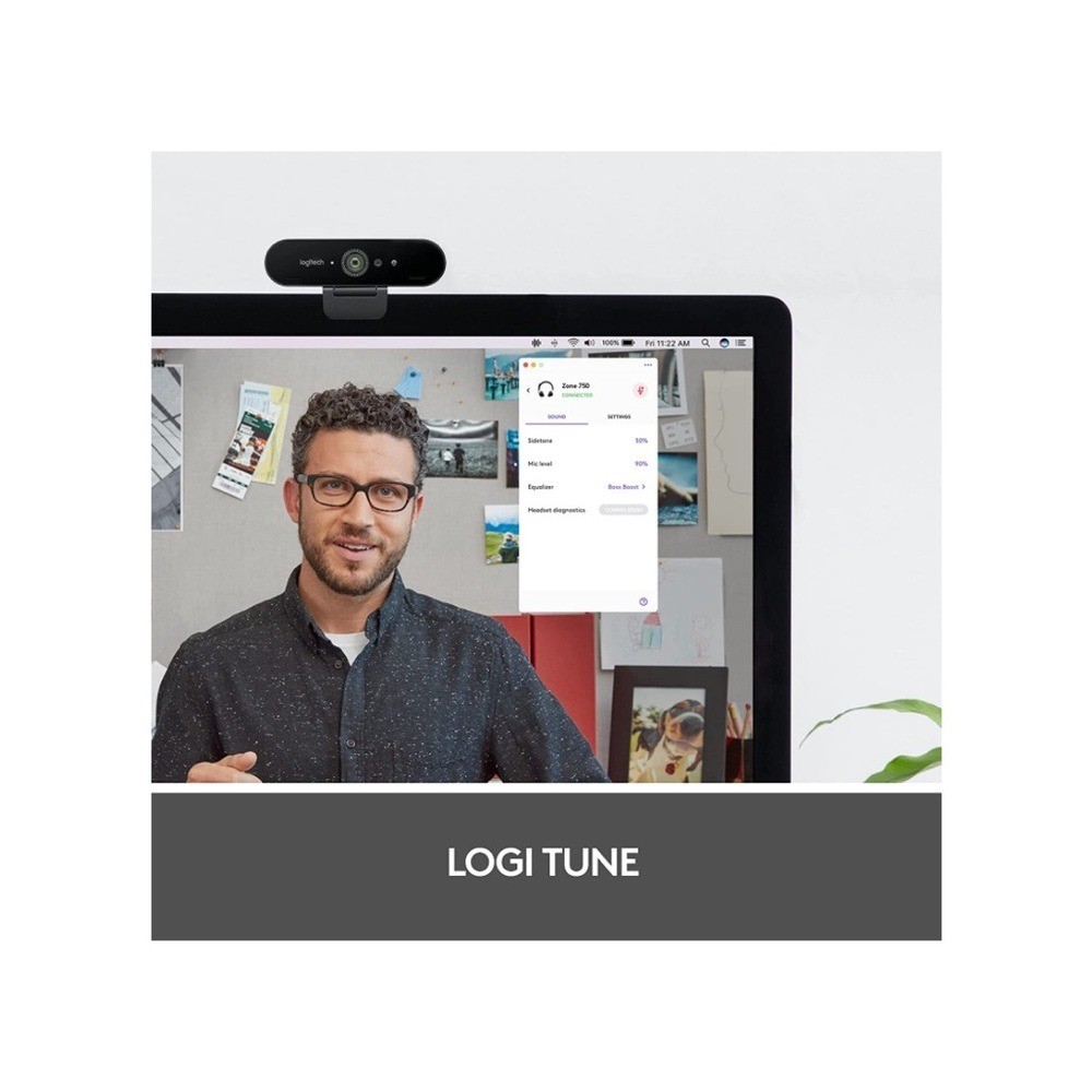 Logitech Zone Wired Headset, with advanced noise-canceling mic technology