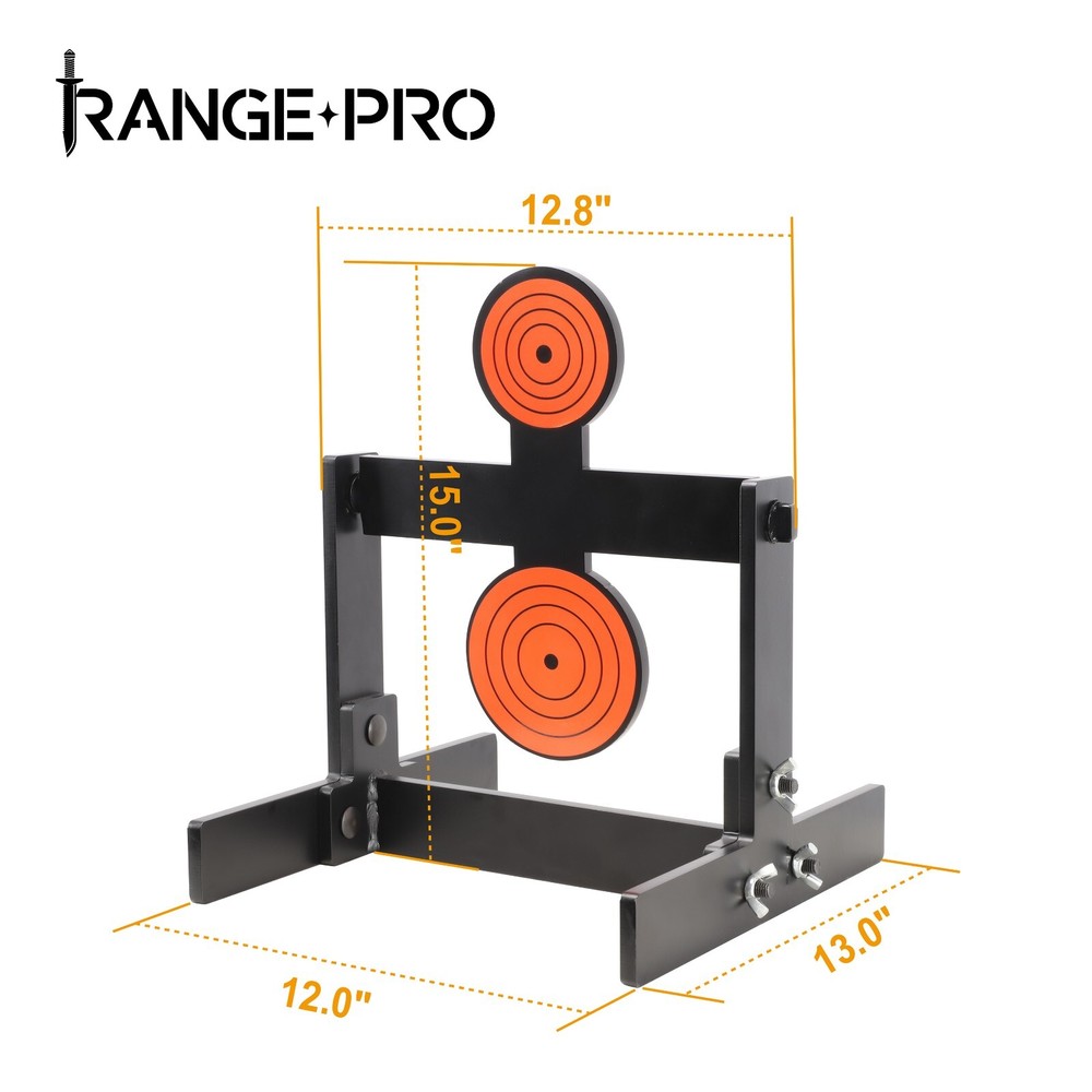 Centerfire Rifle Spinner Target, 4" & 5" Combo