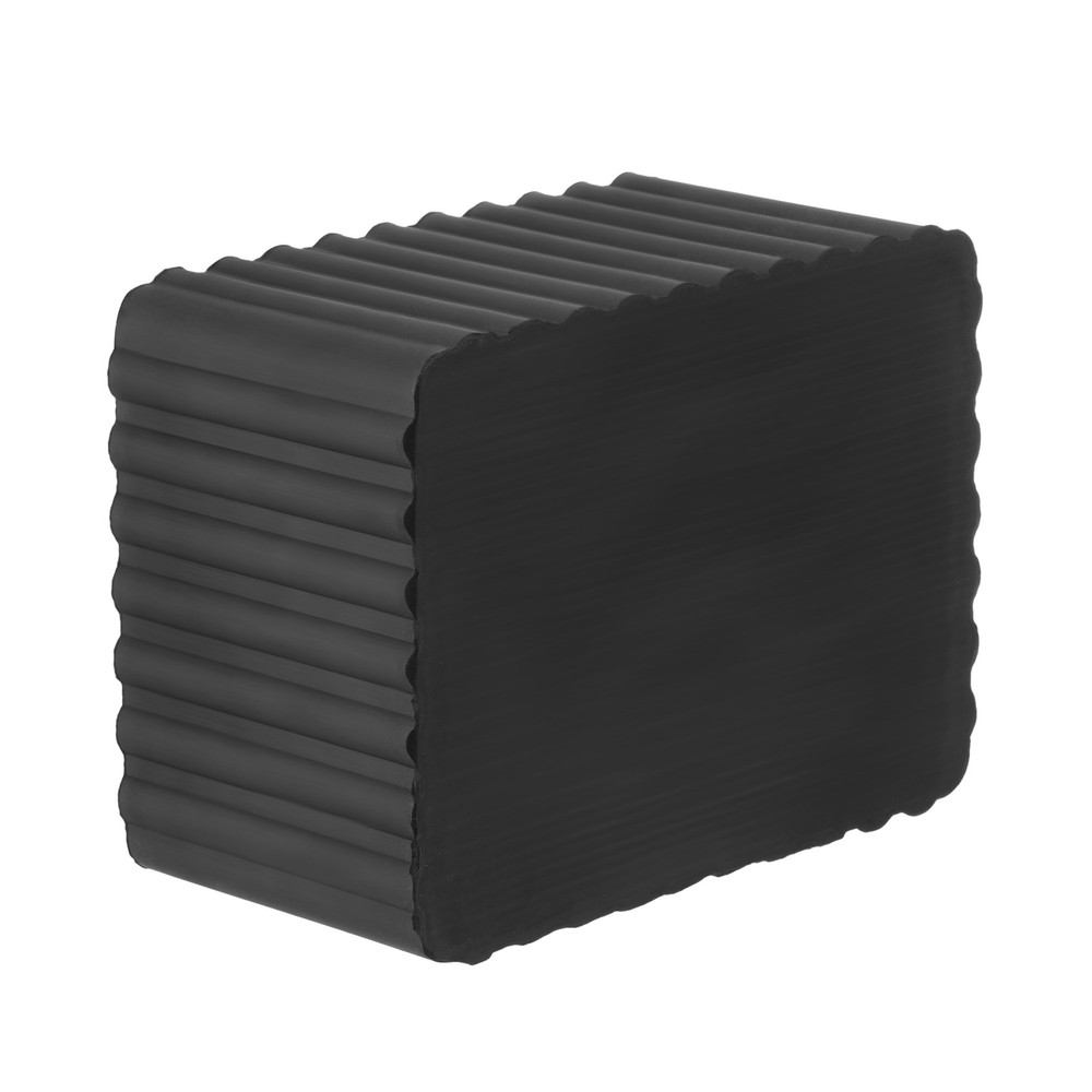 4PCS 3" Tall Solid Rubber Stack Blocks Universal for Auto Lift Rolling Jack New