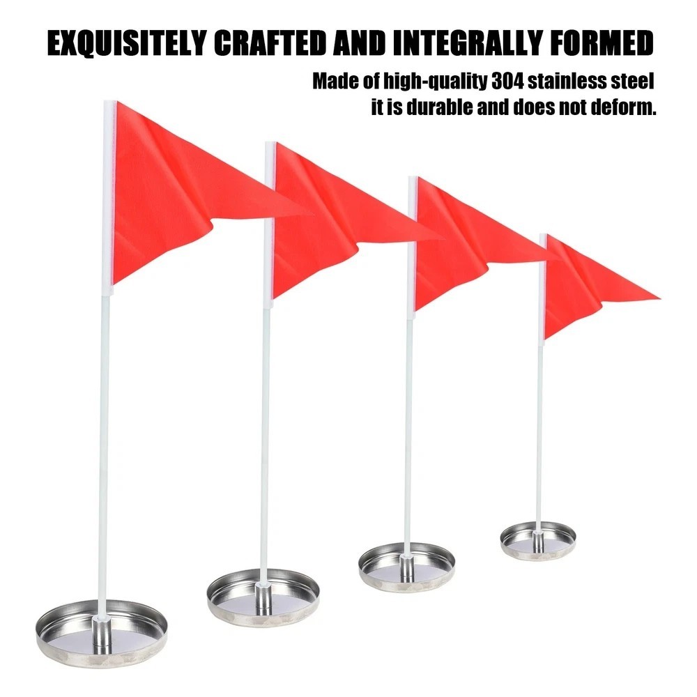 Golf Flag Targeting Hole Cup And Mini Flags For Putting Green Practice