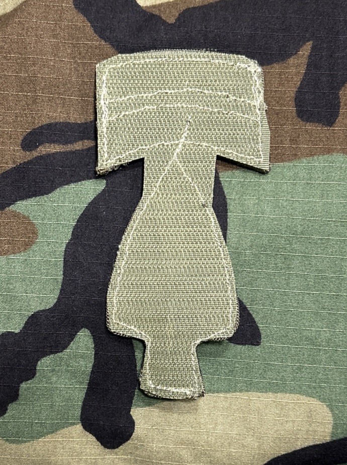 US Army USASOC Patch/Ranger Tab BDU w/ Hook Special Operations Command OD Green