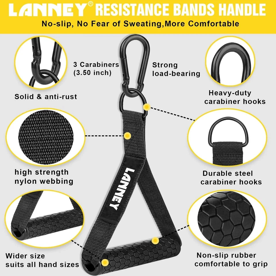 Tricep Rope Cable Machine Attachment, 35 Triceps Pull Down LAT Pulldown