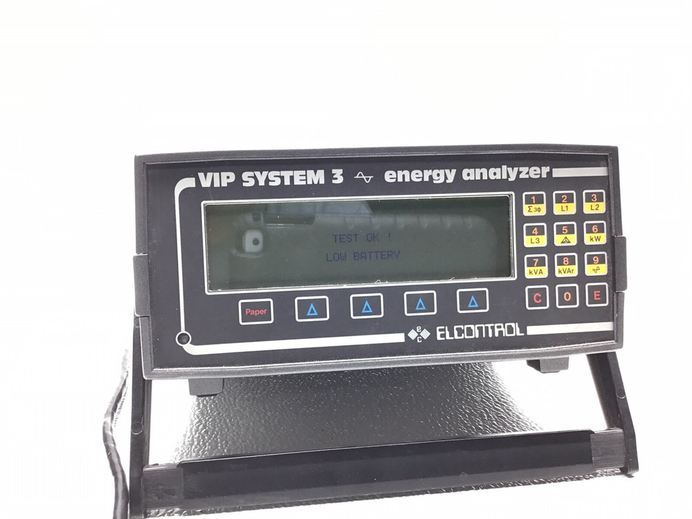 ELCONTROL VIP SYSTEM 3 ENERGY ANALYZER