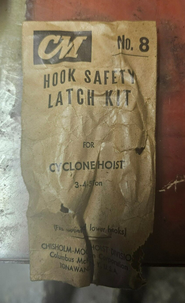 CM Hoist No. 8 Hook Safety Latch Kit