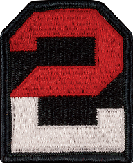 2nd Army Patch Color
