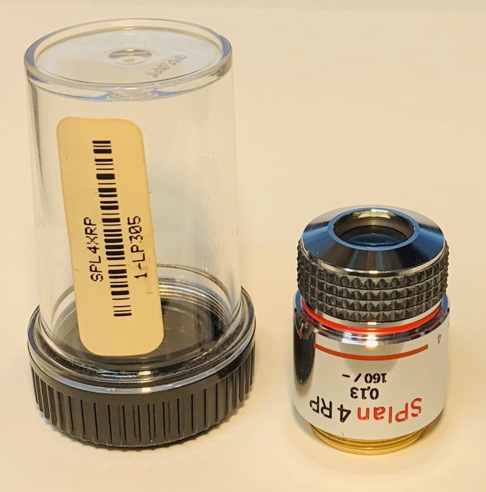 Olympus SPlan  4X RP Relief Phase Objective CK2 & CK40 Microscope S Plan 160mm