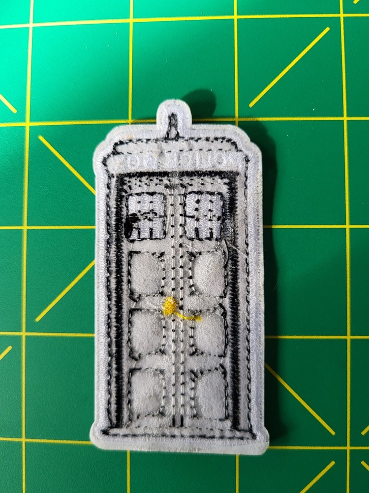 Doctor Who Blue Box Patch