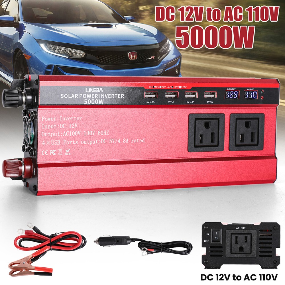 200W Foldable Mono Solar Panel & Charge Controller+Power Inverter for RV Camper