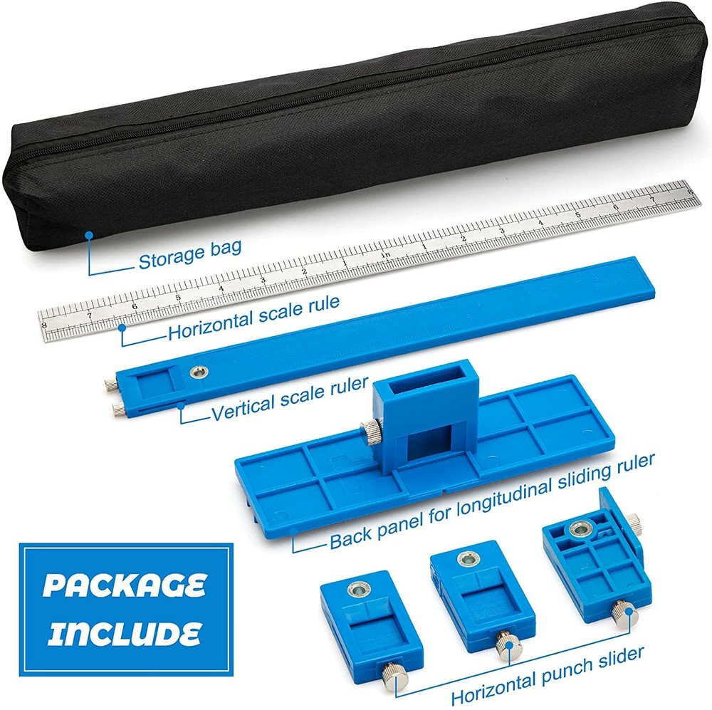Template Jig Cabinet Hardware Jig Quickly Punch Locator Handle Tools Drill Guide