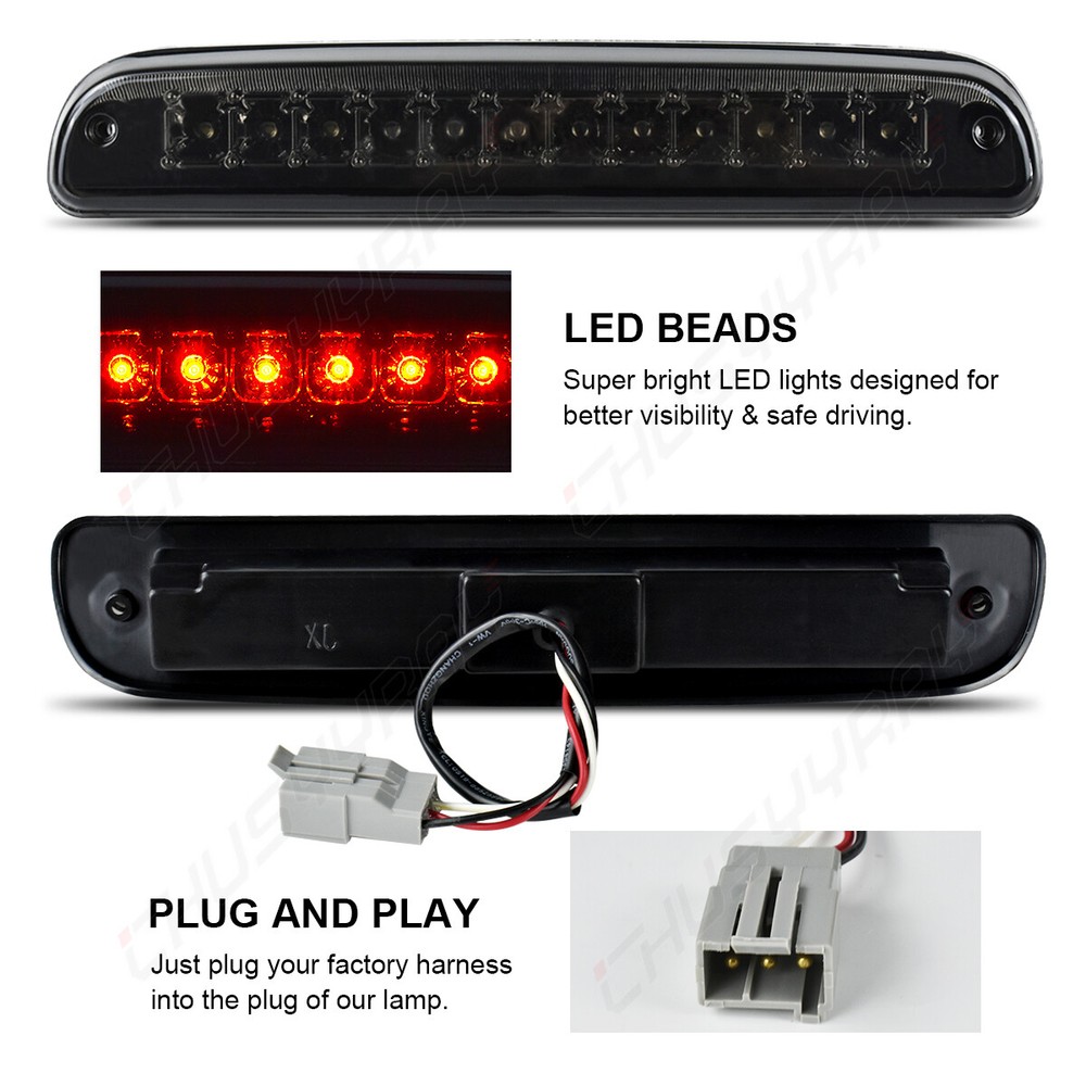 For Ford 1993-2011 Ford Ranger Rear Led 3Rd Third Brake Cargo Tail Light
