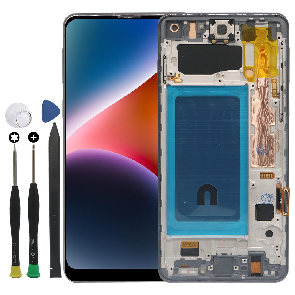 Replacement For Samsung Galaxy S10 G973 LCD Display Touch Screen Digitizer Frame