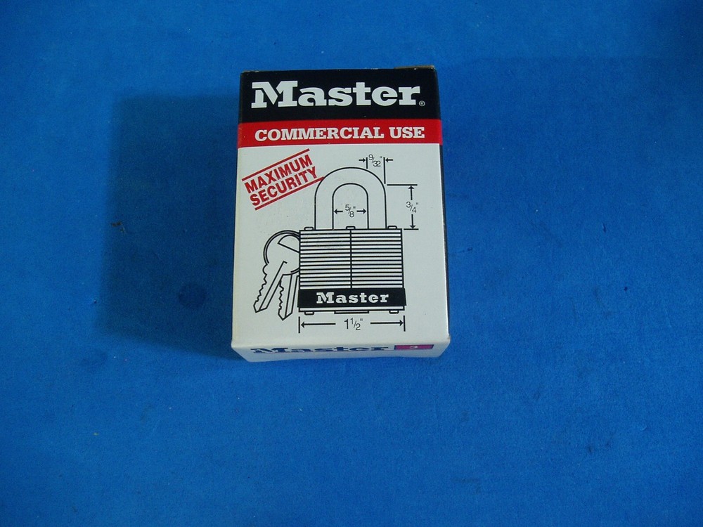 #3 MASTER PADLOCK KEYED ALIKE #3303 MADE IN USA