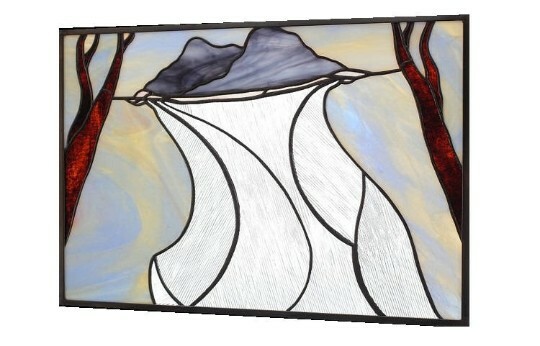 stained glass window panel