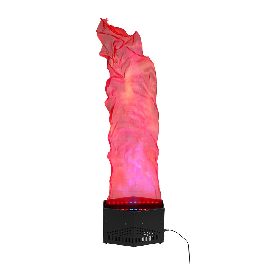 24 LED Flame Fire Light Machine Stage Atmosphere Effect Party Fake Fire Flame