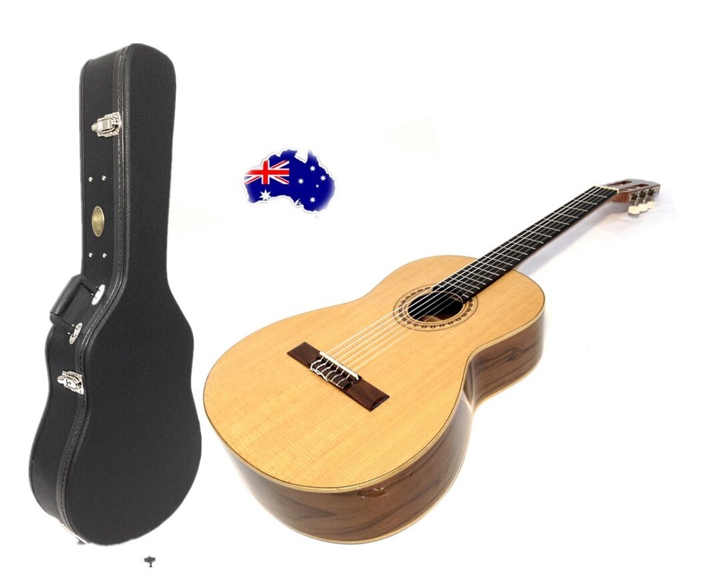 Miguel Rosales Model 10 Solid Spruce Top Classical Guitar + Lockable Hard Case