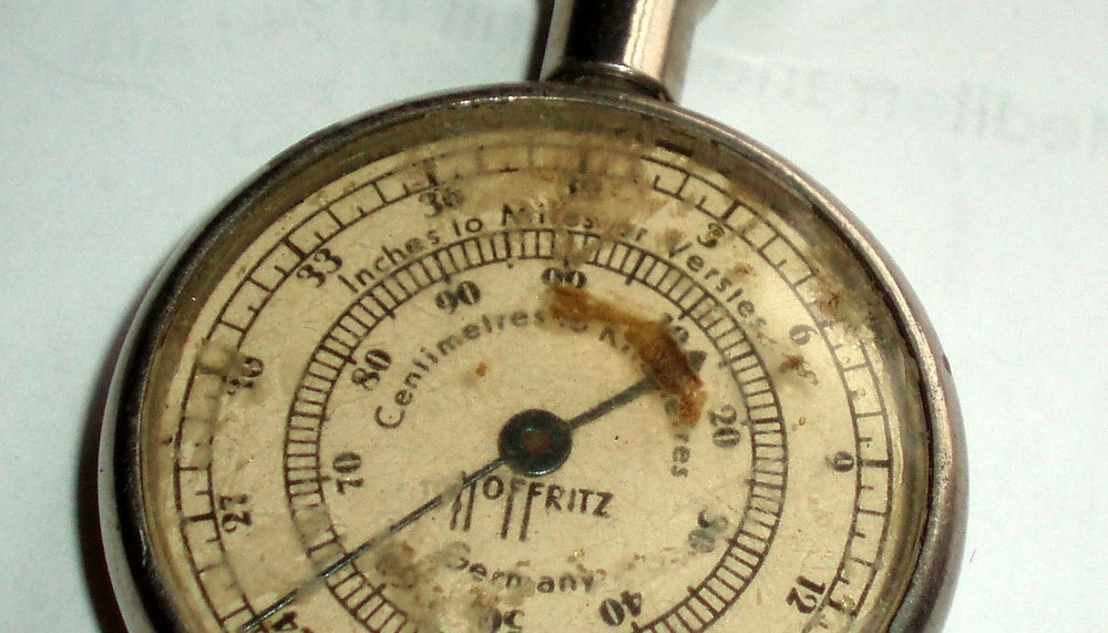 VINTAGE ANTIQUE GERMANY MAP READER NAUTICAL COMPASS MARITIME OPISOMETER TOOL