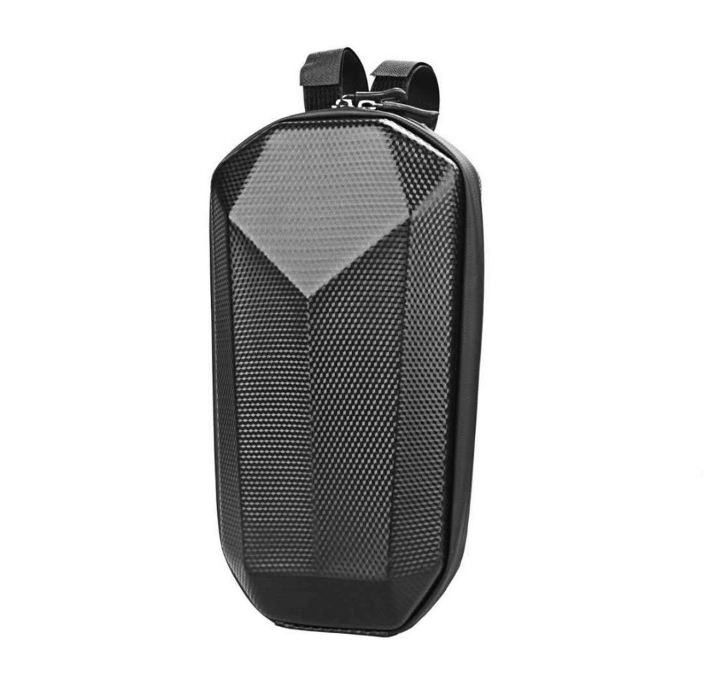 Black E Scooter Handlebar Bag - Secure - Waterproof - Hard Shell