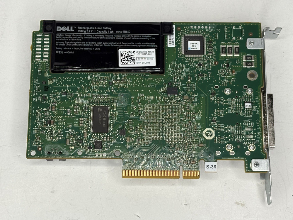 Dell PERC H800 087V49 512MB 6GBs External SAS RAID Controller