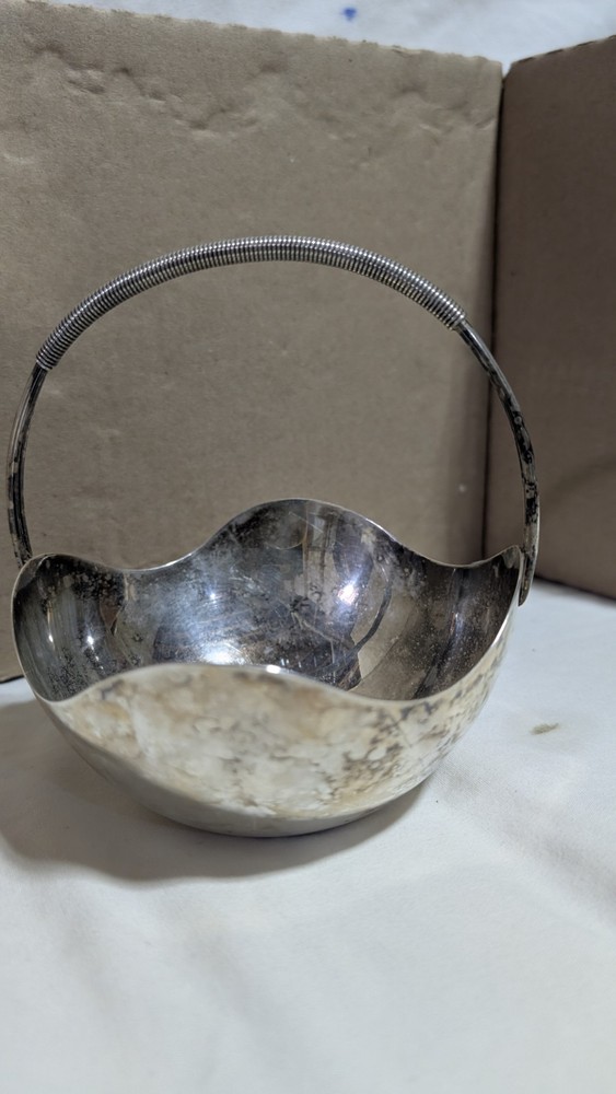 Vintage Silver Plated Candy Dish From Denmark. #149