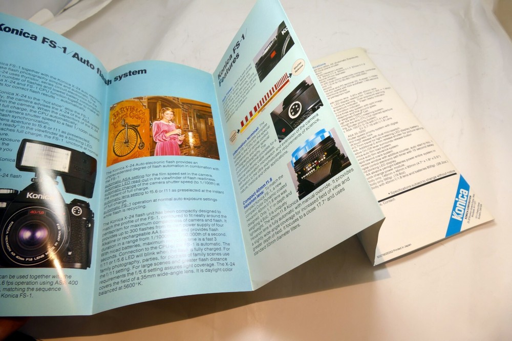 Konica FS-1 Brochure Accesory guide
