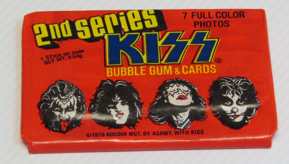 KISS SEALED DONRUSS SERIES II PACK 1978 AUCOIN