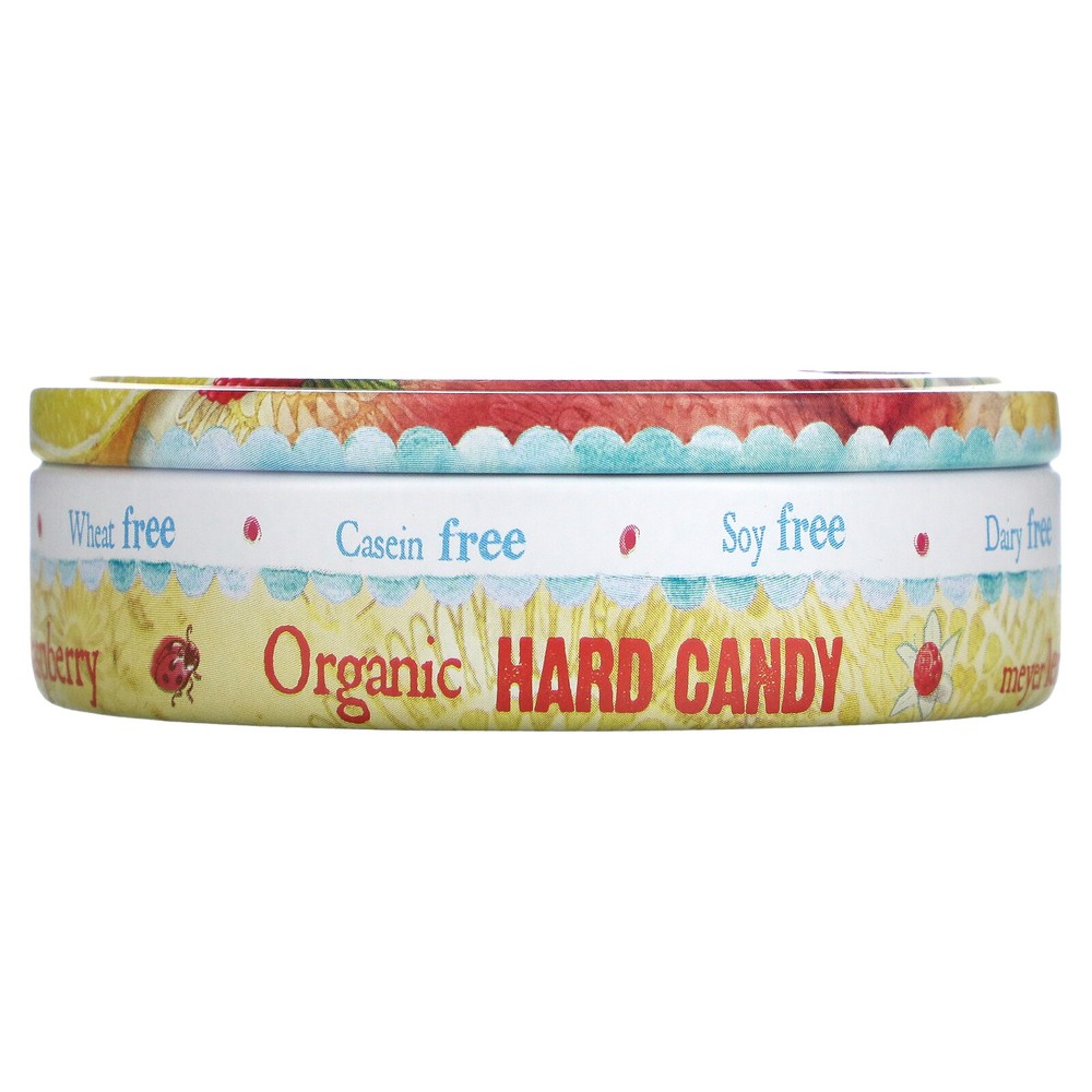 Organic Hard Candy, Meyer Lemon & Raspberry, 2 oz (57 g)