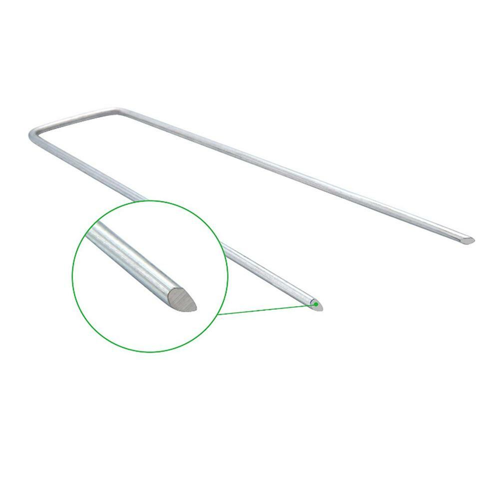 NEW 6 inch Landscape Sod Staples Sturdy Garden Stakes Weed Barrier Fabric Pins