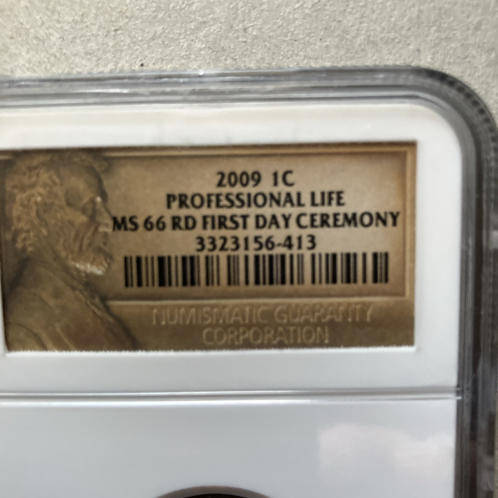 Formative Years And Professional Life First Day Ceremony In MS66 Red