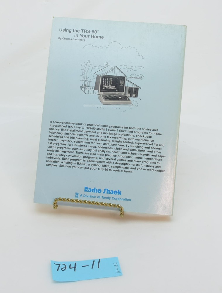 Radio Shack Using the TRS-80 in Your Home Basic Computer Programs 62-2069
