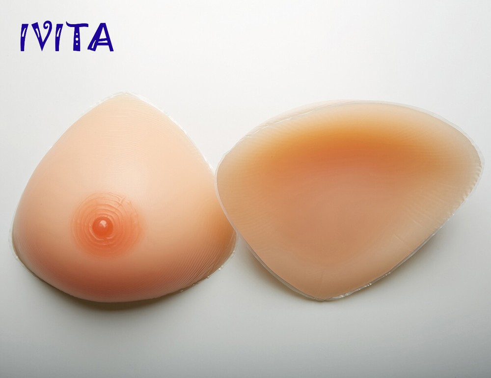 A-FF Cup Triangle Silicone Breast Forms CD TG Mastectomy Bra Enhancer Inserts