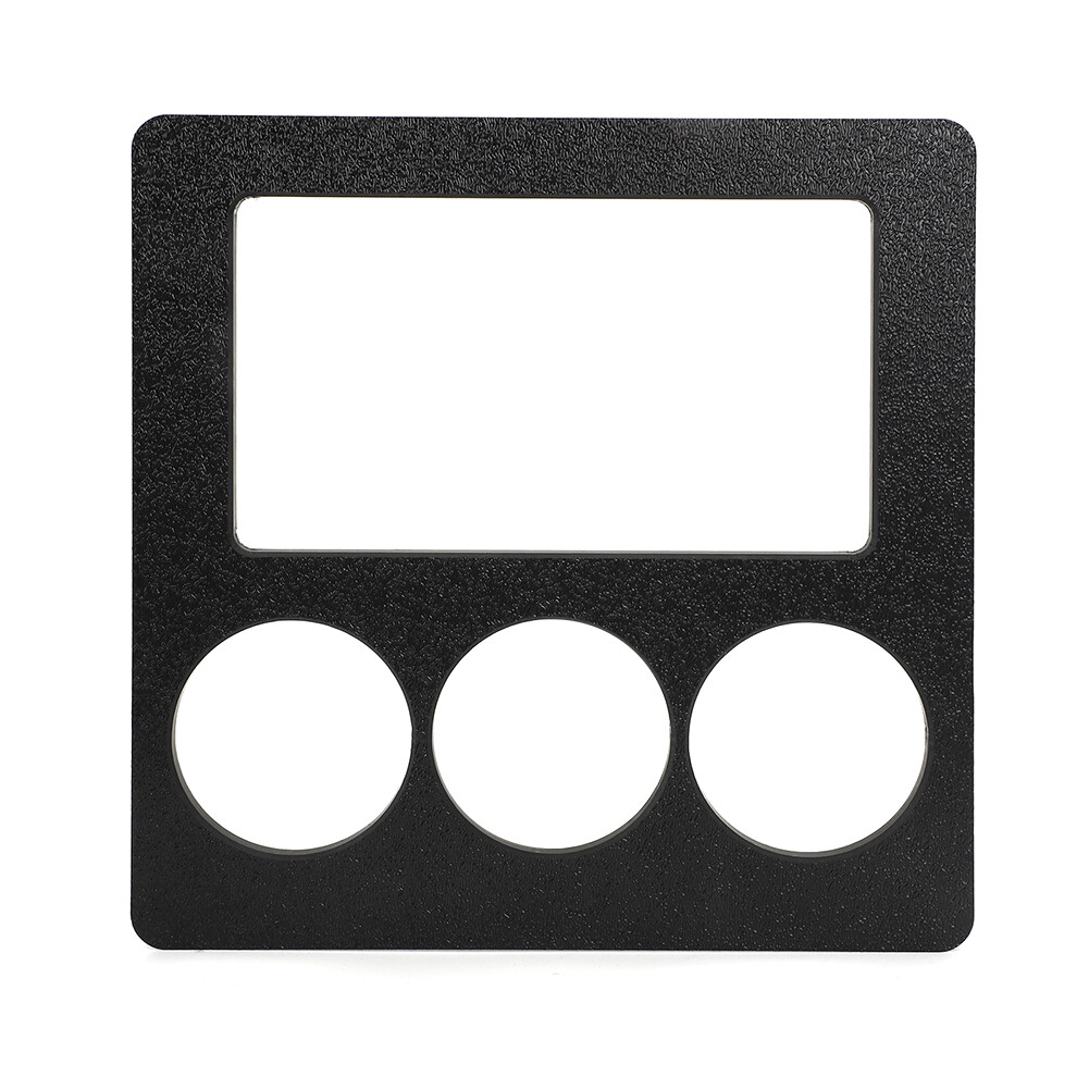 For Ford Fox Body Mustang 1987-1989 Radio Relocation Double Din Trim Bezel Cover