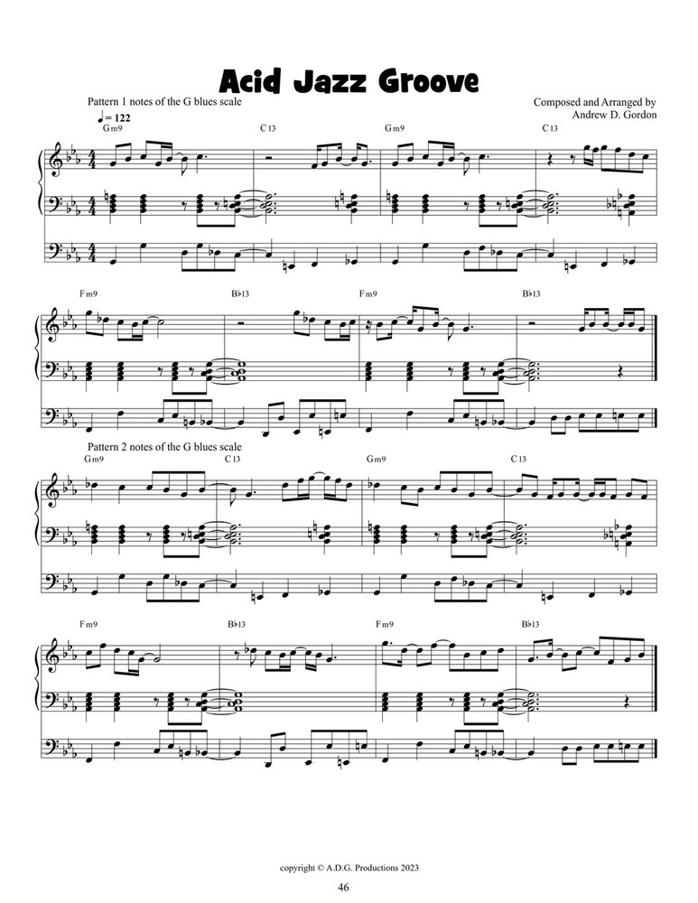 The Blues Scale For Organ