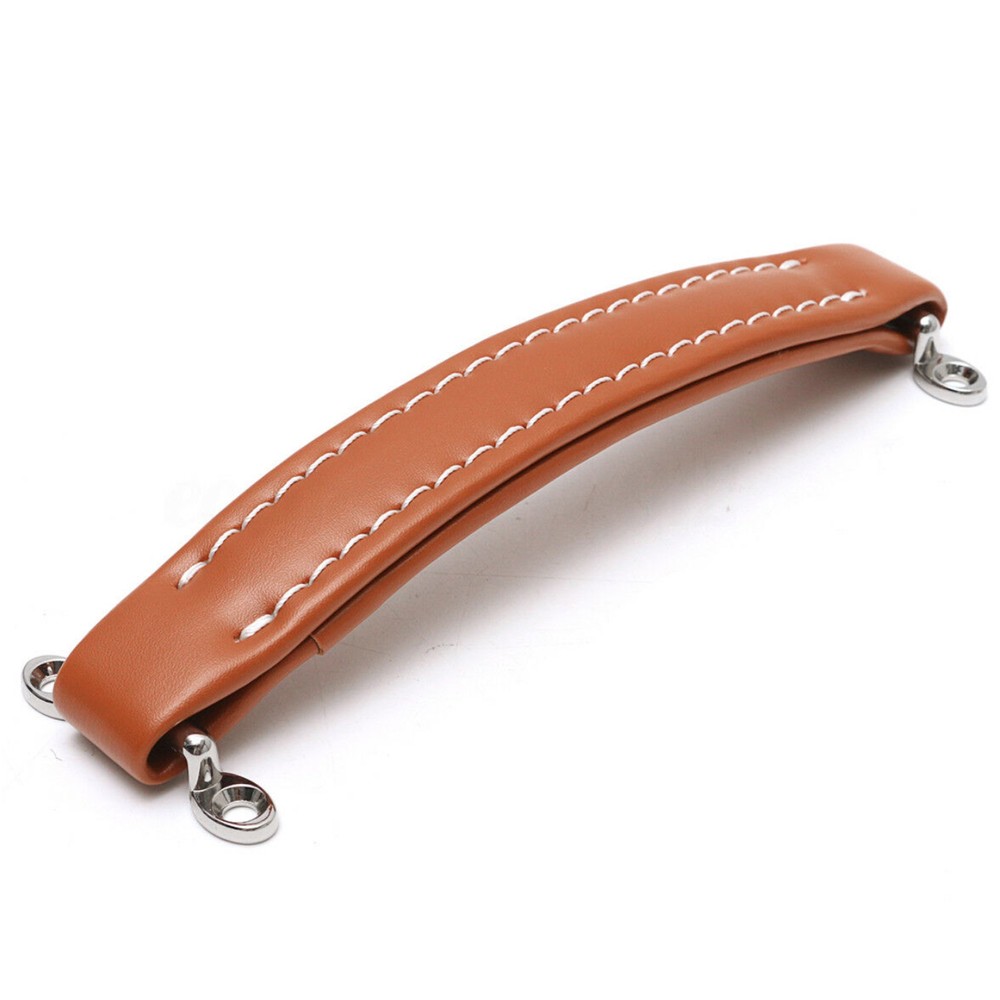 Brown Leather Style Guitar Amplifier Handle Strap For Fender Amp Instruments aa